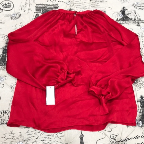 Trina Turk Water Lily Top Crimson - Picture 6 of 8